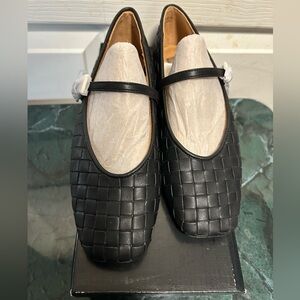 DV Dolce Vita Mulaney Mary Jane Black Woven Shoes